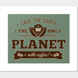 Coffee Planet Posters and Art